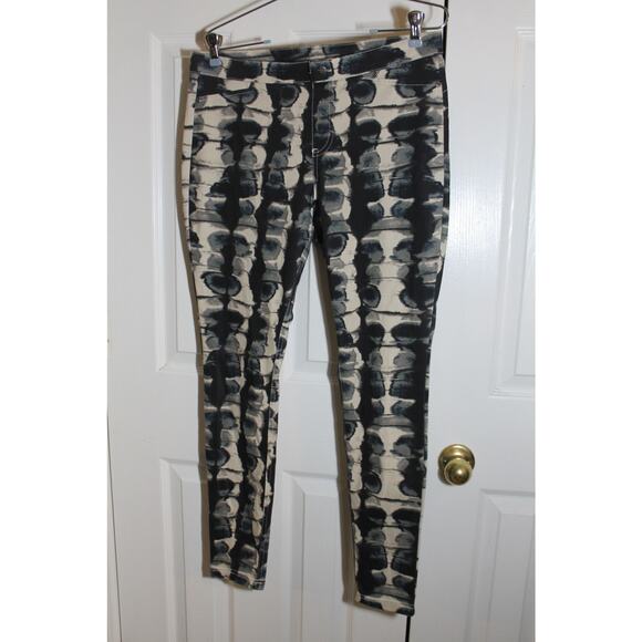 Hue Inkblot Stretch Jean Leggings sz L - Picture 2 of 4